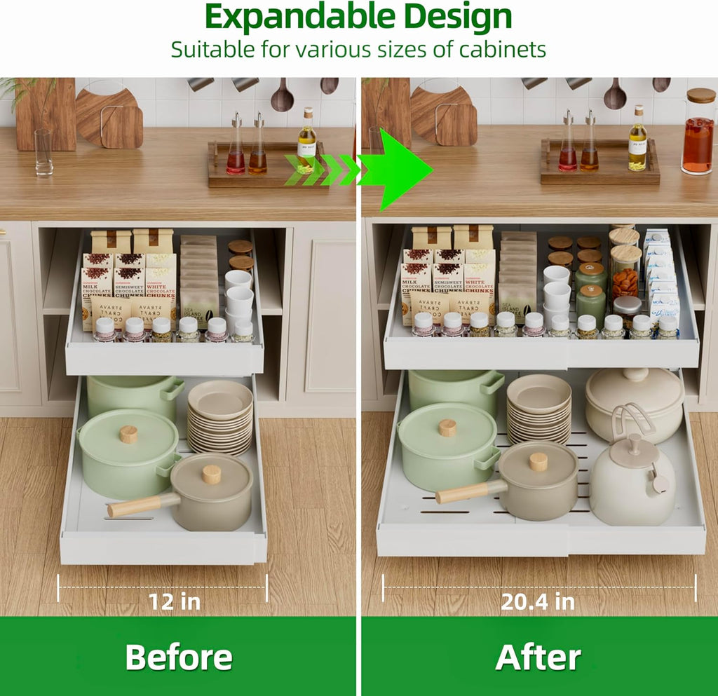 Expandable Pull Out Cabinet Organizer