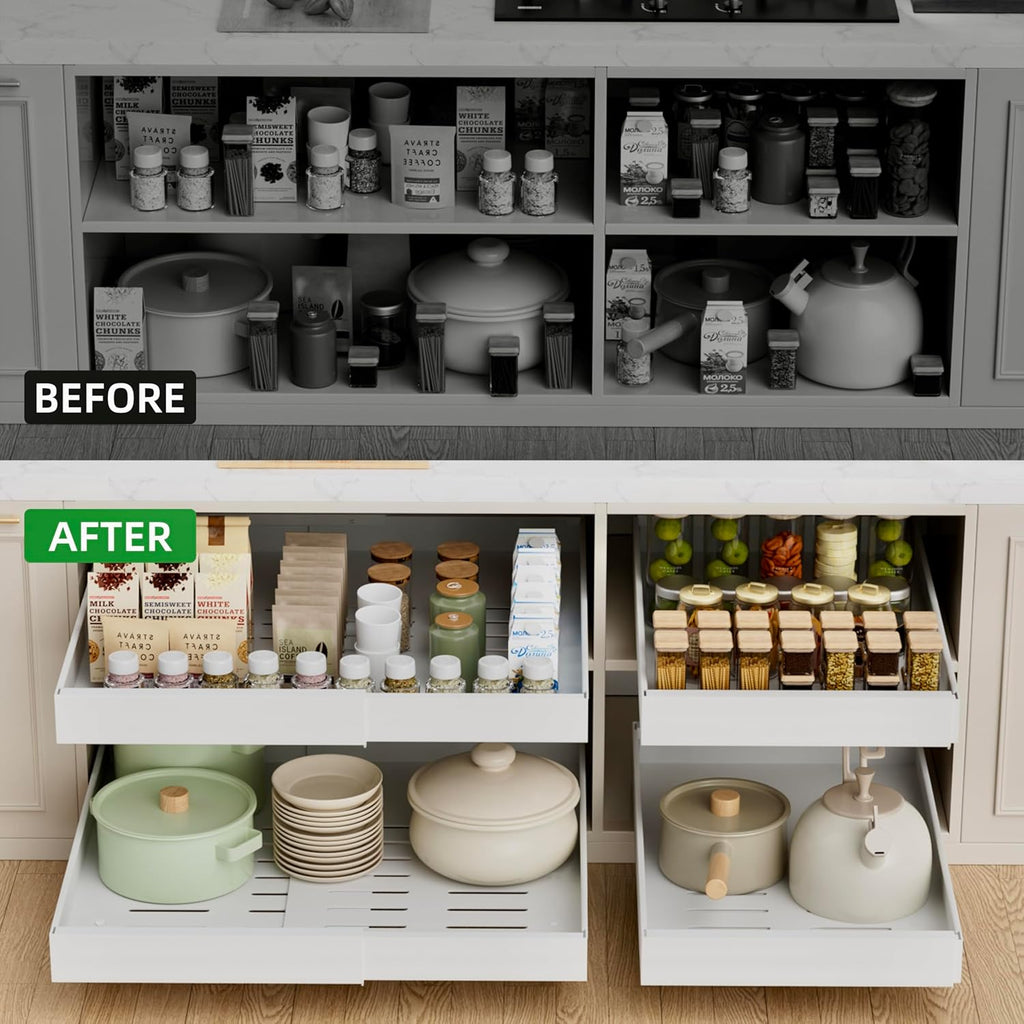 Expandable Pull Out Cabinet Organizer